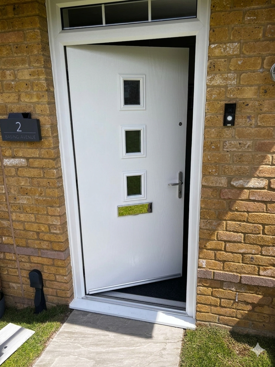 UPVC Front Door — Croydon before