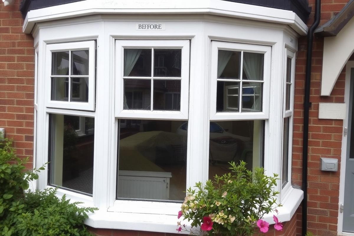 UPVC Bay Window — Reigate before